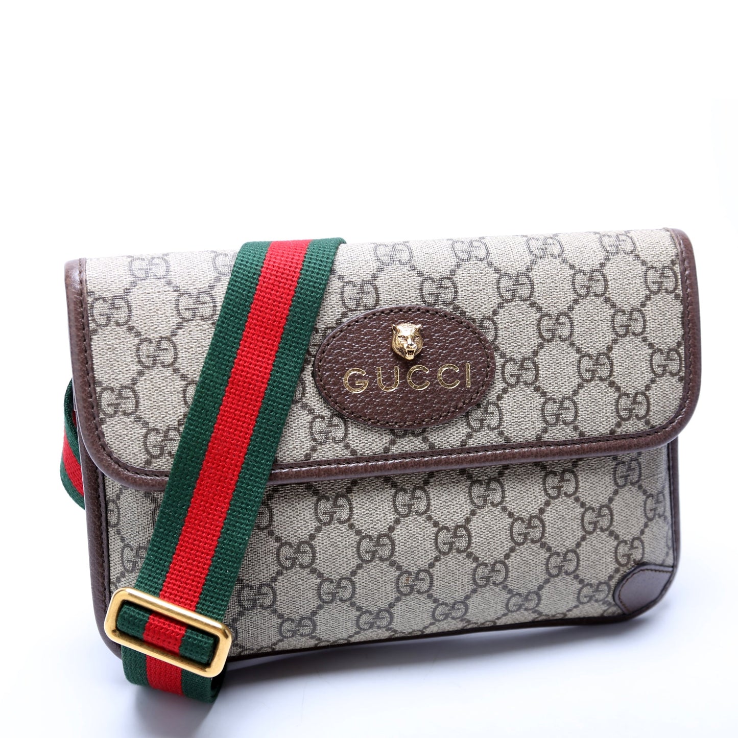 493930 GG Supreme Neo Web Belt