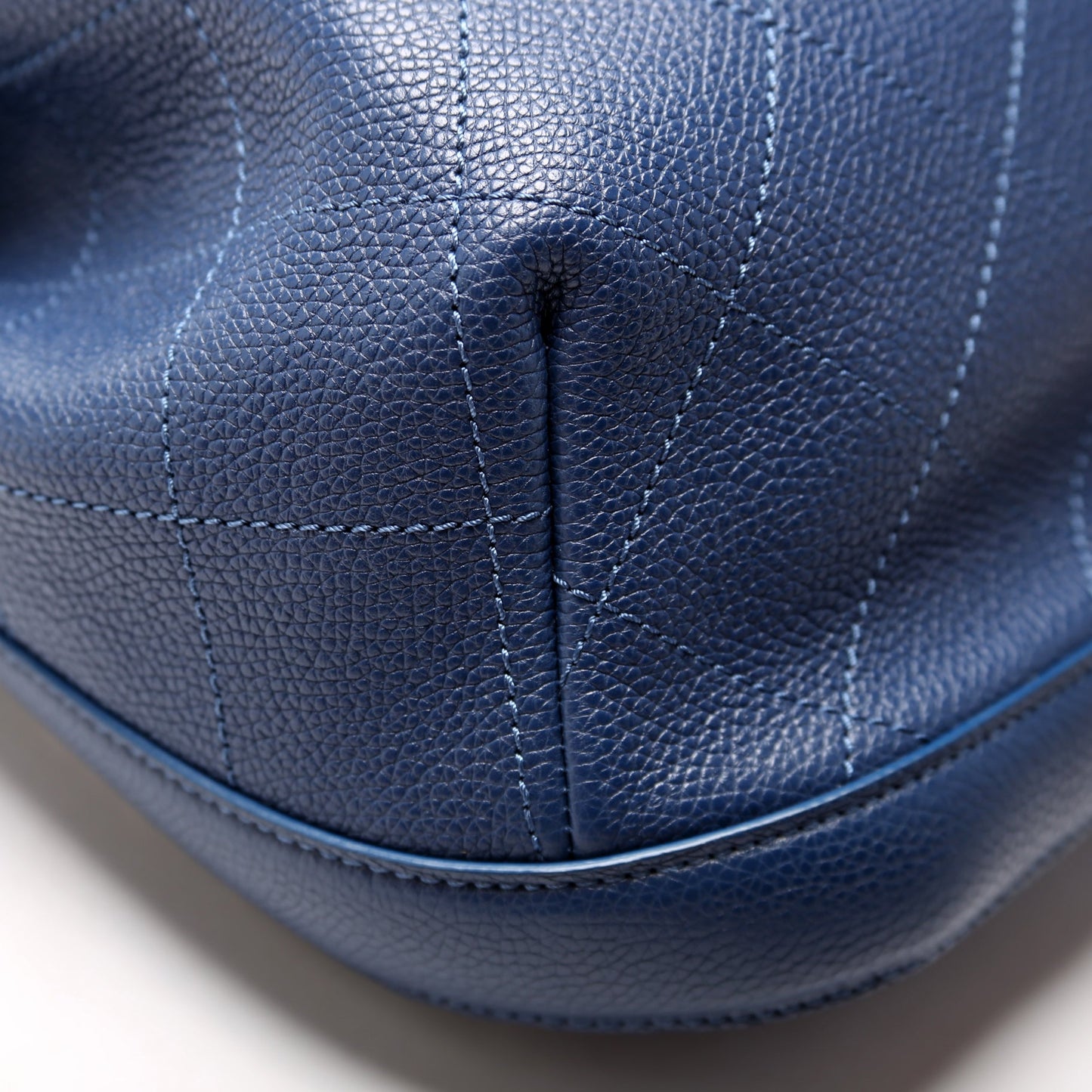 CC Flap Drawstring Backpack Caviar 24M Blue