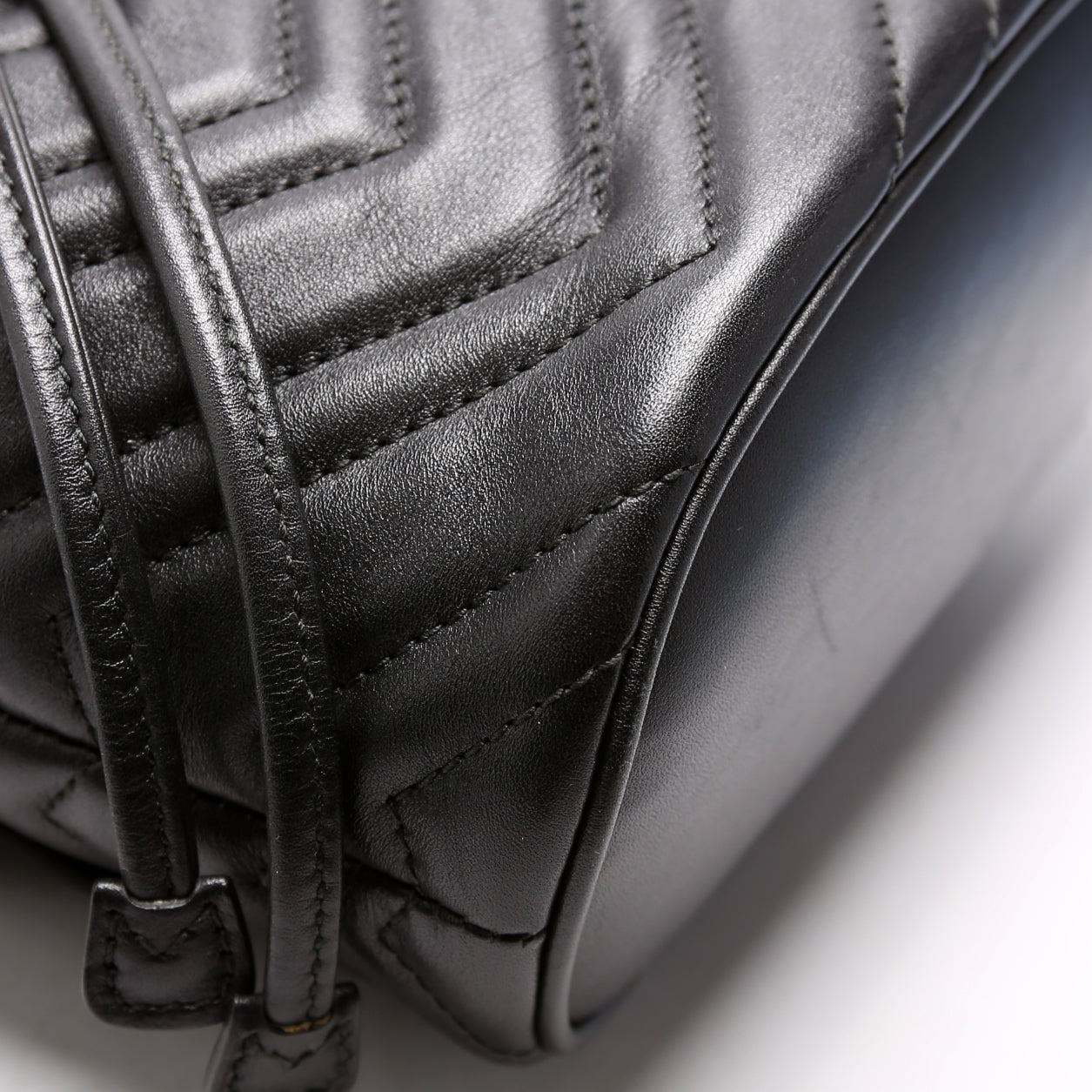 528129 Marmont Mini Backpack Leather Black
