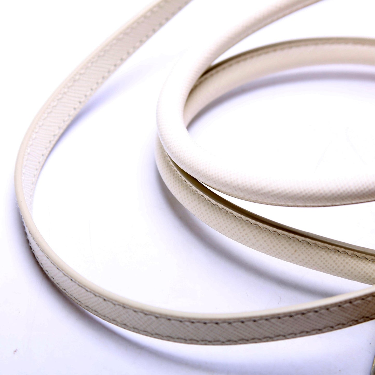 1BA896 Saffiano Lux Small Galleria White
