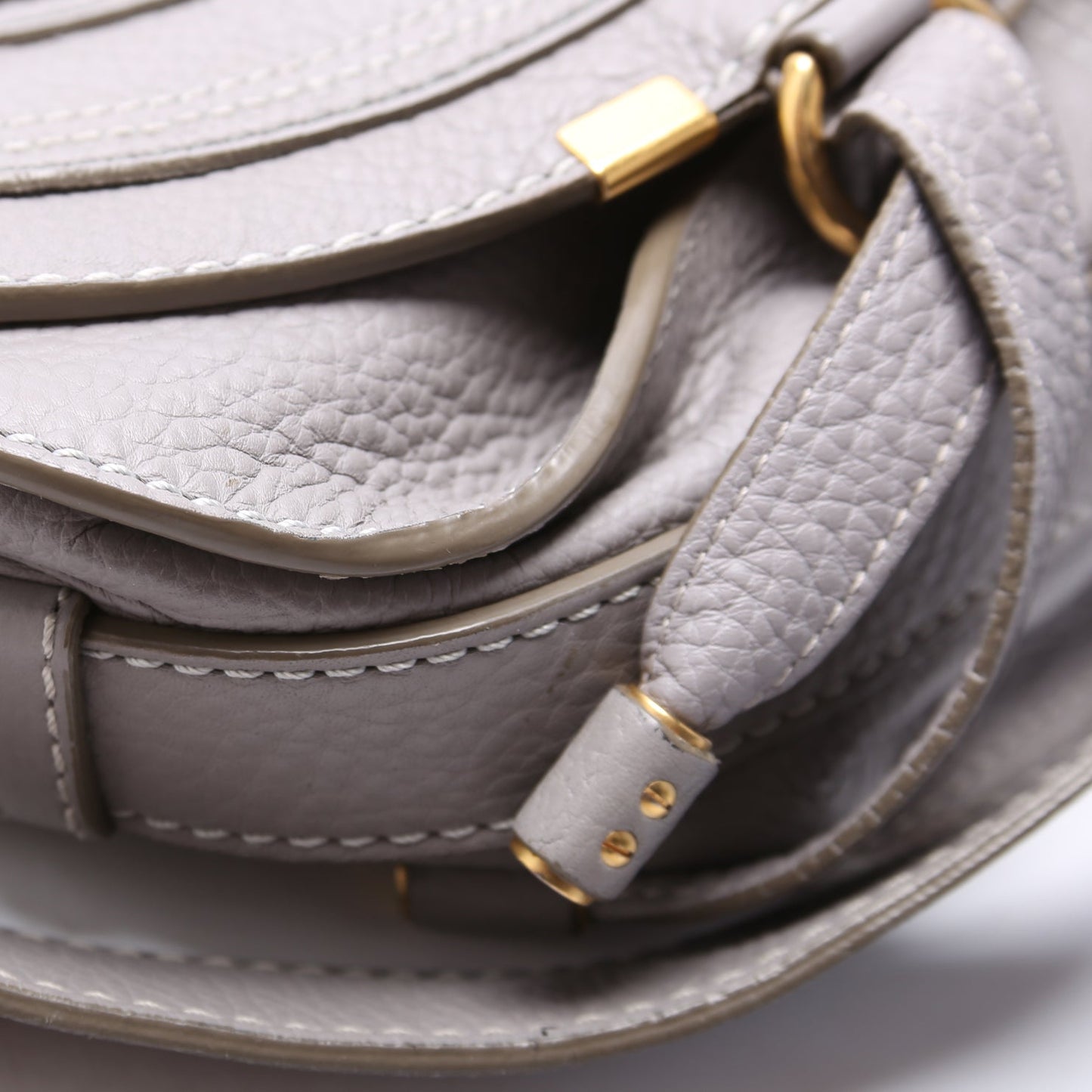 Marcie Saddle Bag Crossbody Medium Grey