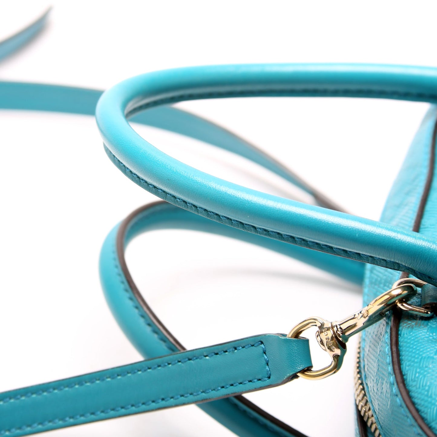 354224 Diamante Satchel Teal
