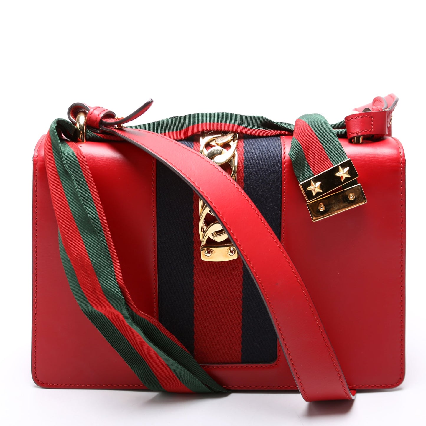 421882 Sylvie Shoulder Small Red