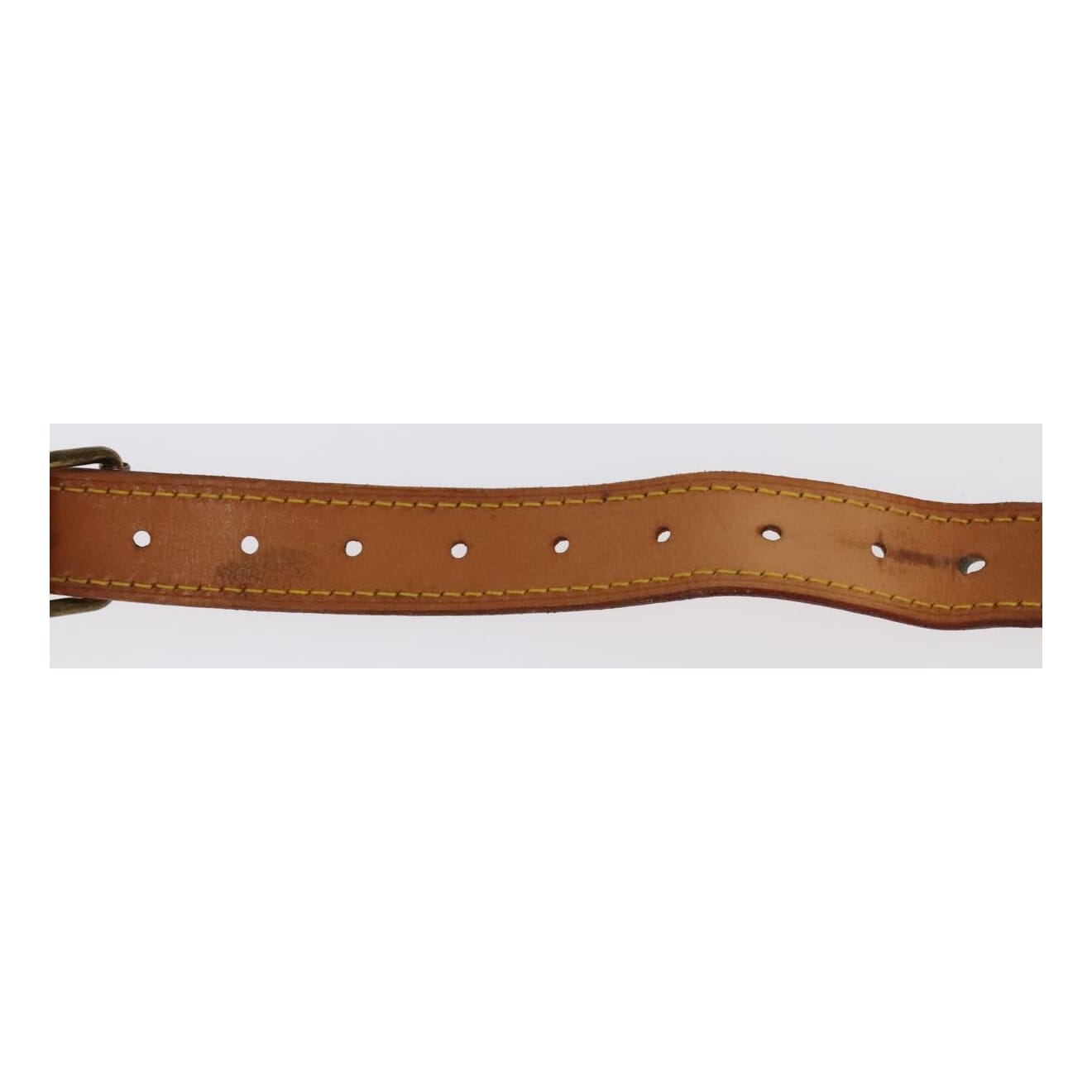 Louis Vuitton Shoulder Strap Beige Leather Bag Jewelry