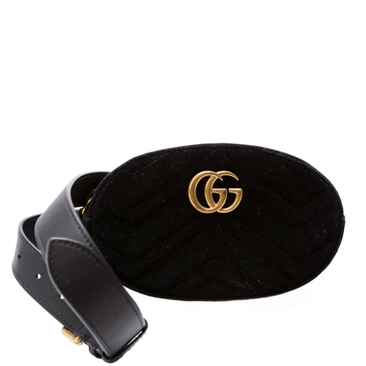 476434 Marmont Velvet Belt Bag Size 95/38