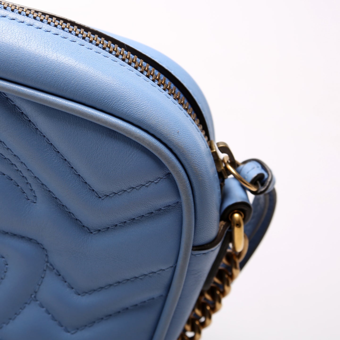 448065 Marmont Mini Camera Bag Blue