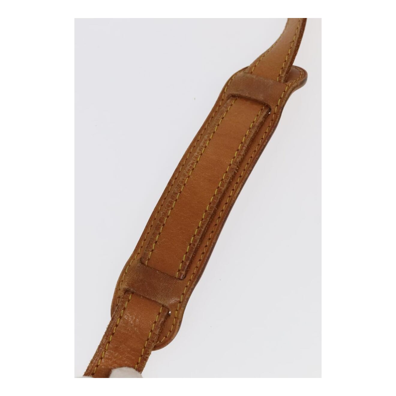 Louis Vuitton Shoulder Strap Beige Leather Bag Jewelry