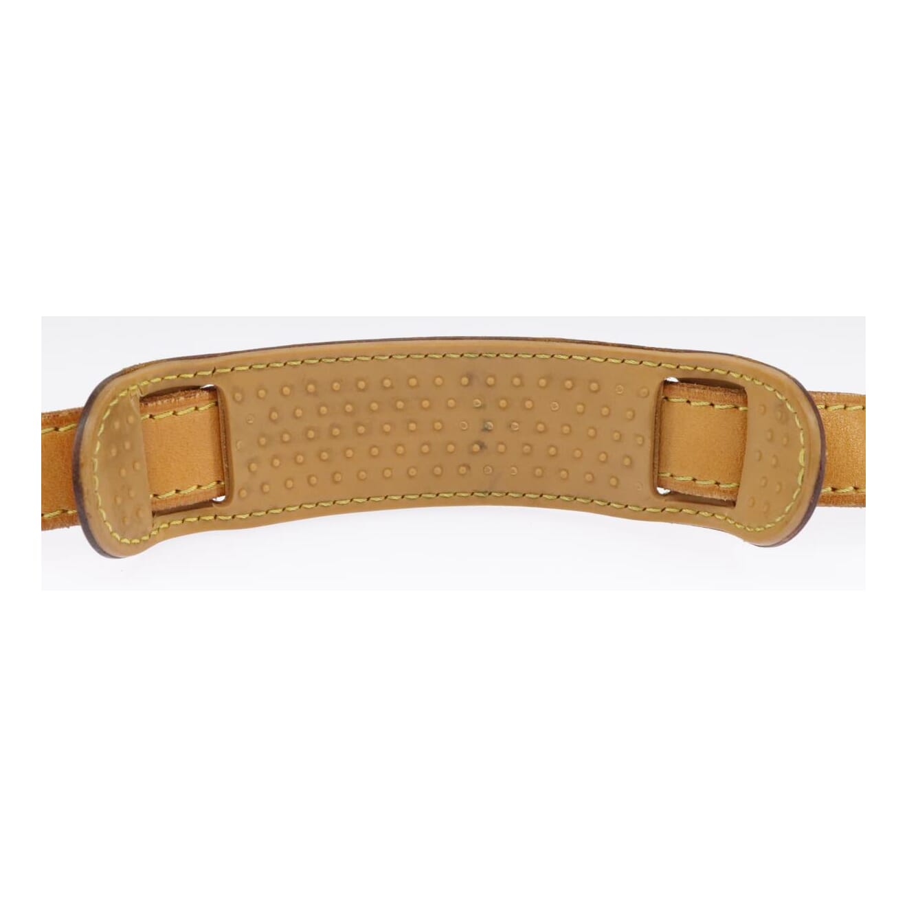 Louis Vuitton Shoulder Strap Beige Leather Bag Jewelry