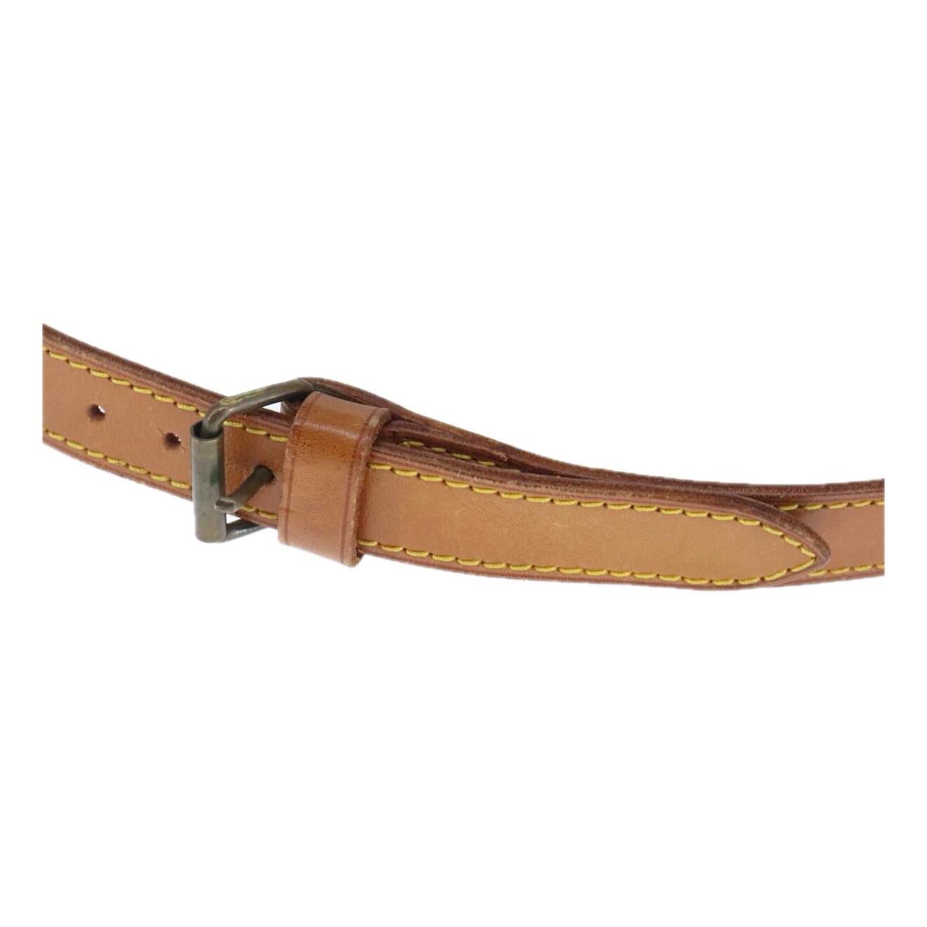 Louis Vuitton Shoulder Strap Beige Leather Bag Jewelry