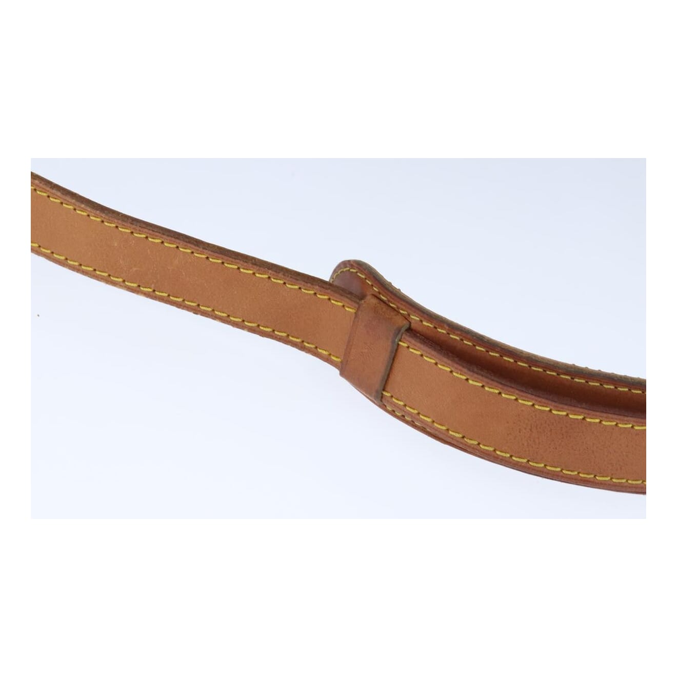 Louis Vuitton Shoulder Strap Beige Leather Bag Jewelry