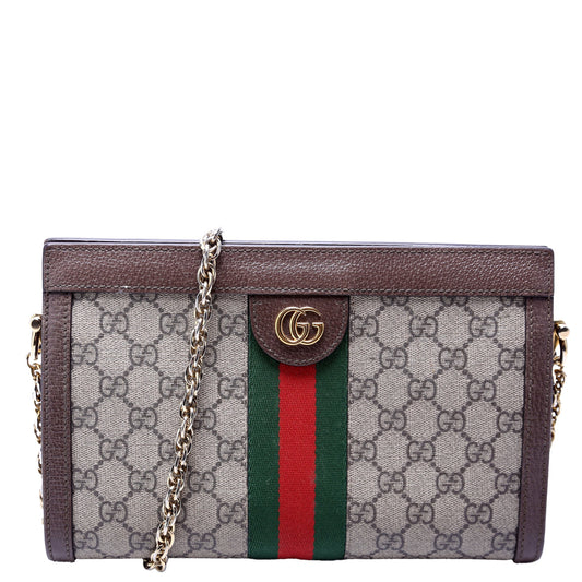 503877 GG Supreme Ophidia Small Chain Brown