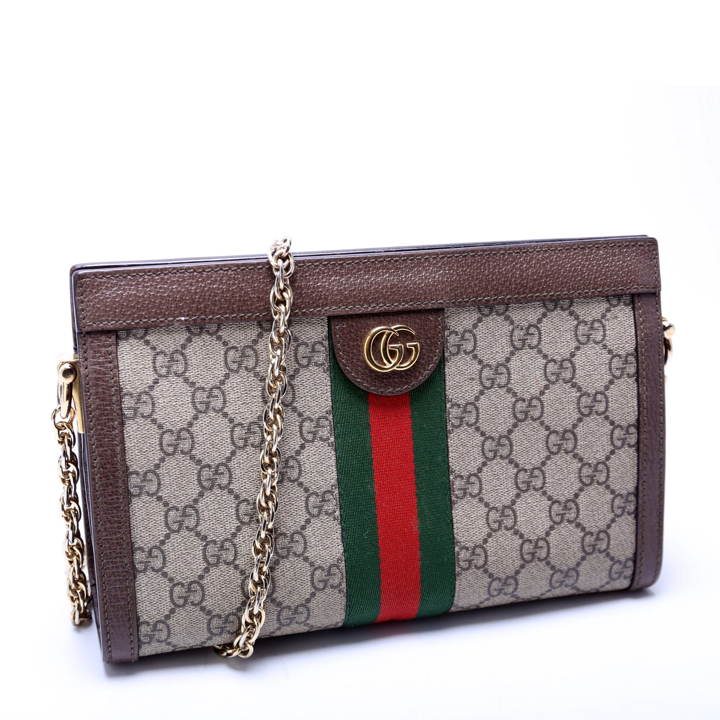 503877 GG Supreme Ophidia Small Chain Brown