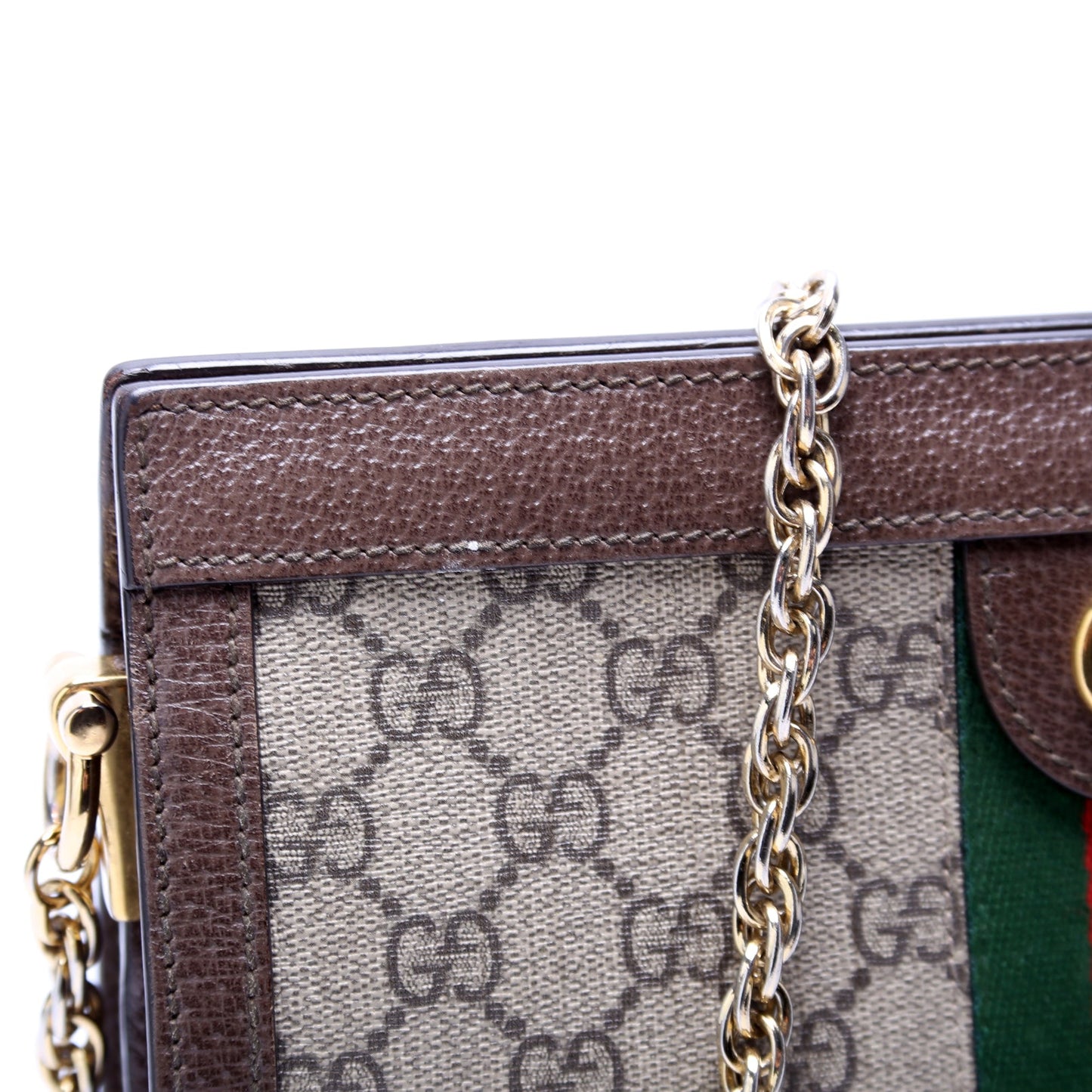 503877 GG Supreme Ophidia Small Chain Brown