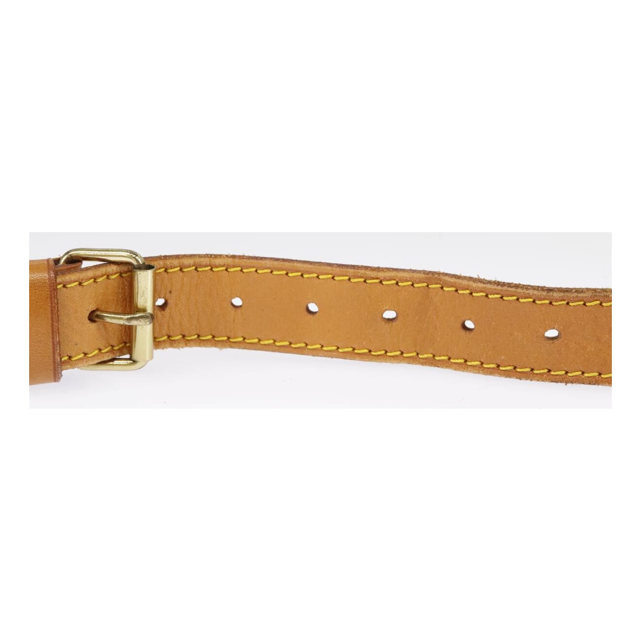 Louis Vuitton Shoulder Strap Beige Leather Bag Jewelry