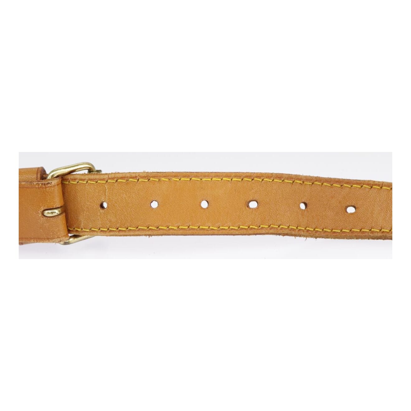 Louis Vuitton Shoulder Strap Beige Leather Bag Jewelry