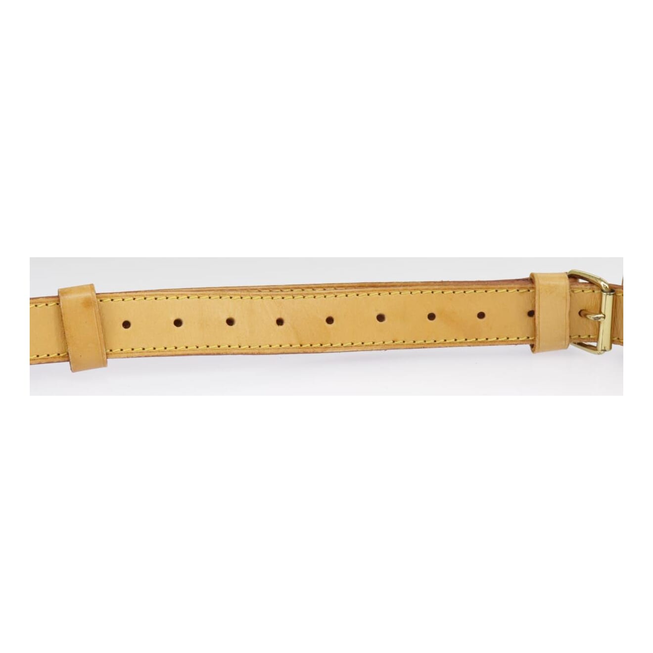 Louis Vuitton Shoulder Strap Beige Leather Bag Jewelry