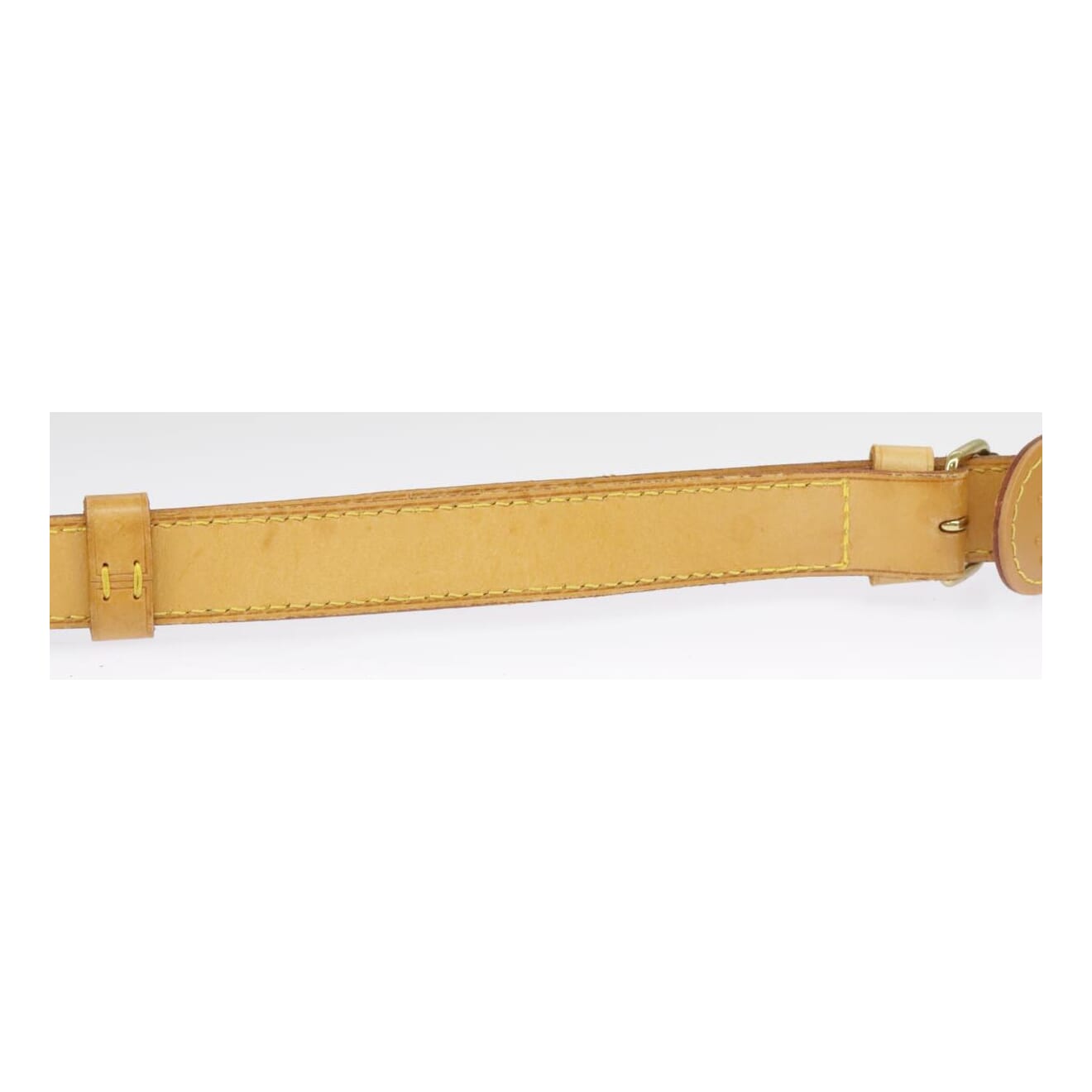Louis Vuitton Shoulder Strap Beige Leather Bag Jewelry