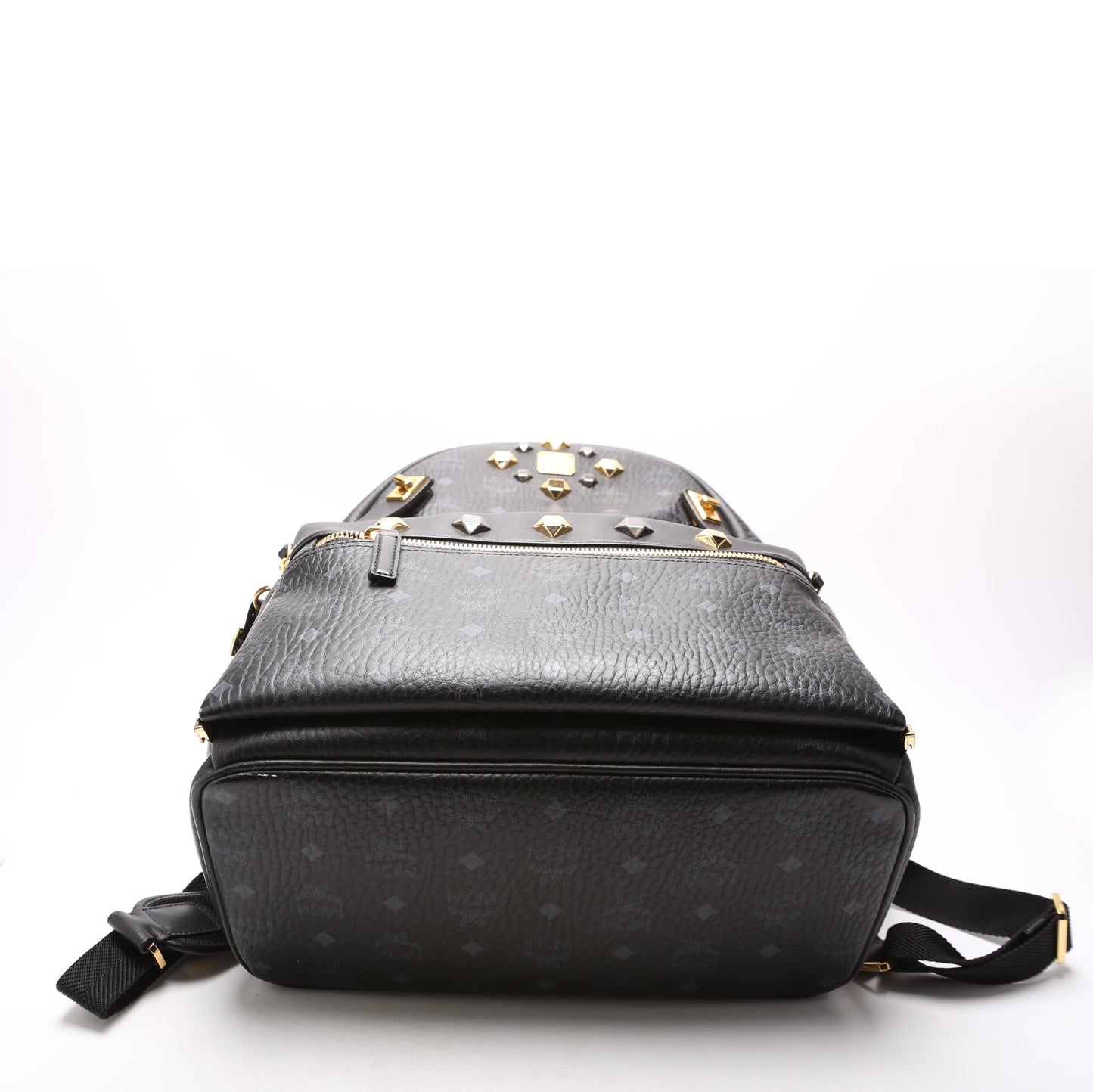 Studded Visetos Medium Dual Stark Backpack Black