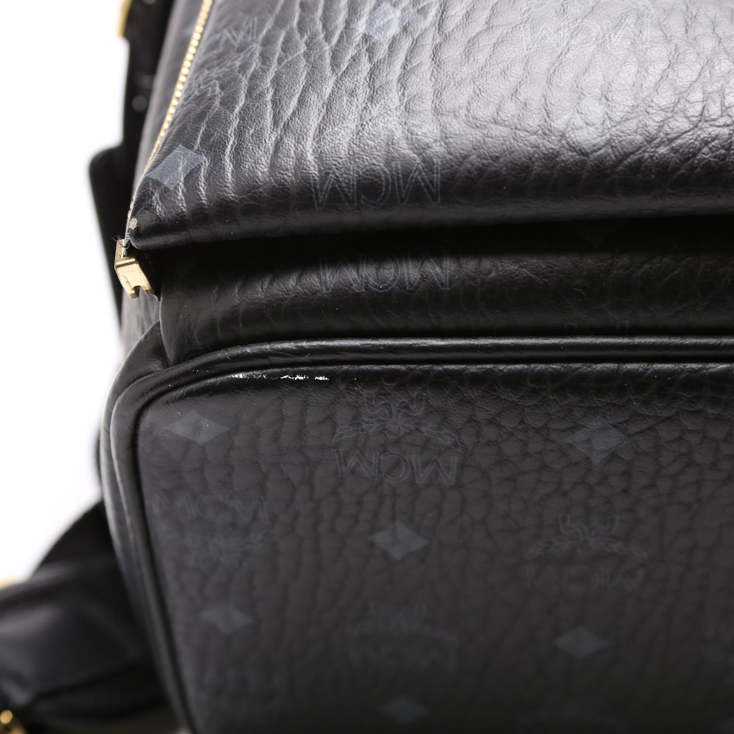 Studded Visetos Medium Dual Stark Backpack Black
