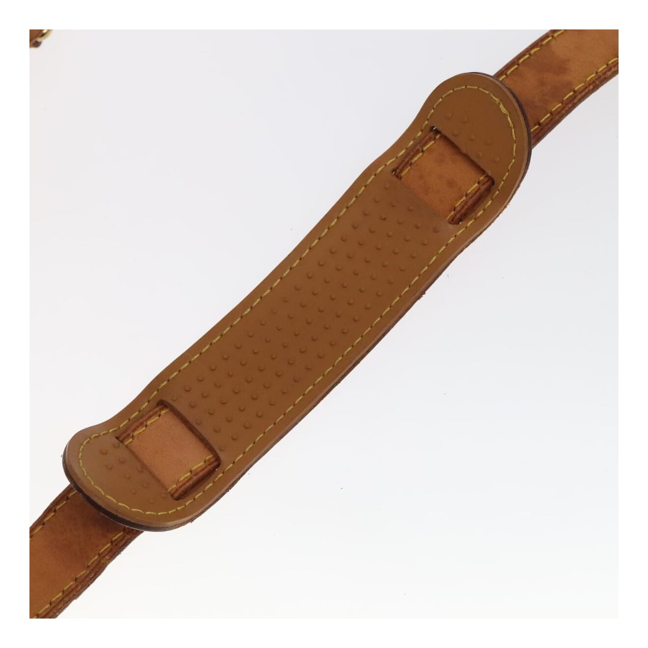 Louis Vuitton Shoulder Strap Beige Leather Bag Jewelry