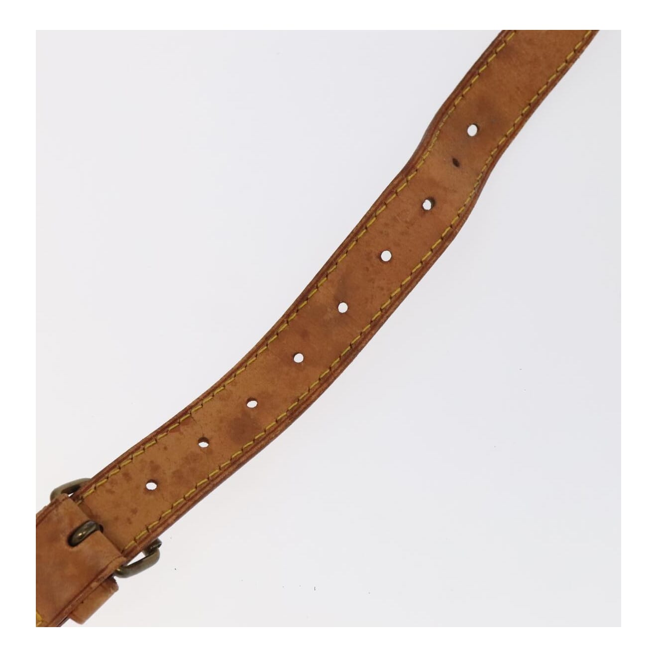 Louis Vuitton Shoulder Strap Beige Leather Bag Jewelry