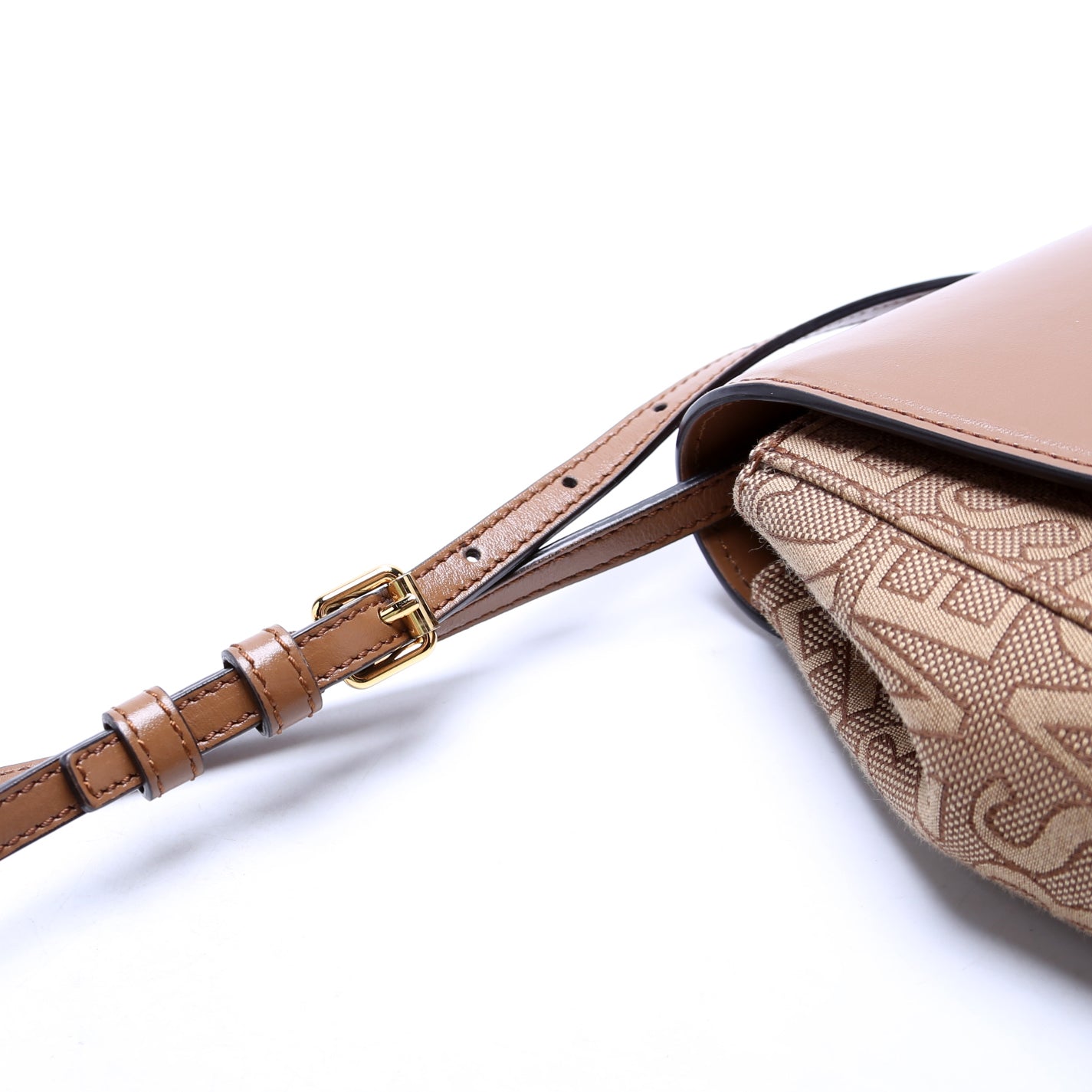 Allover La Medusa Crossbody Brown
