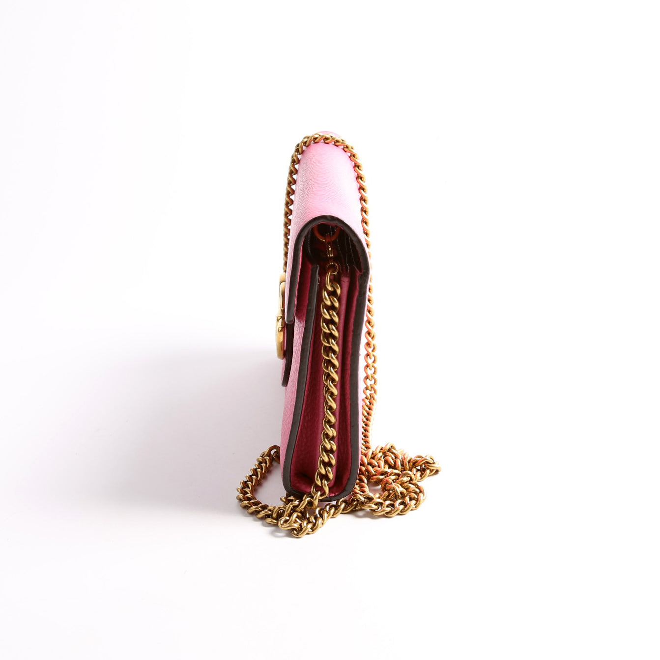 401232 Marmont Chain Wallet Pink