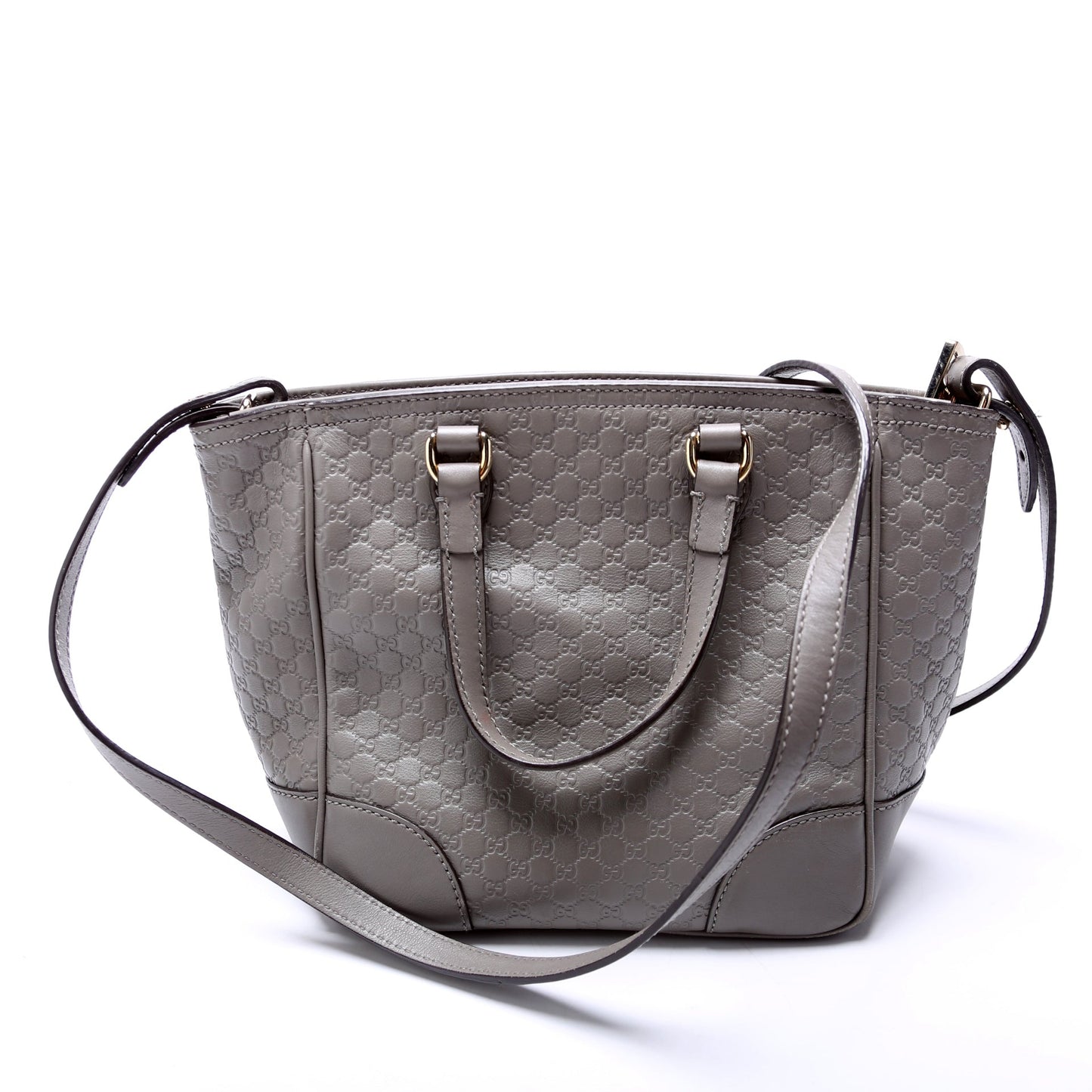 449241 Micro Guccissima Bree Small Tote Grey