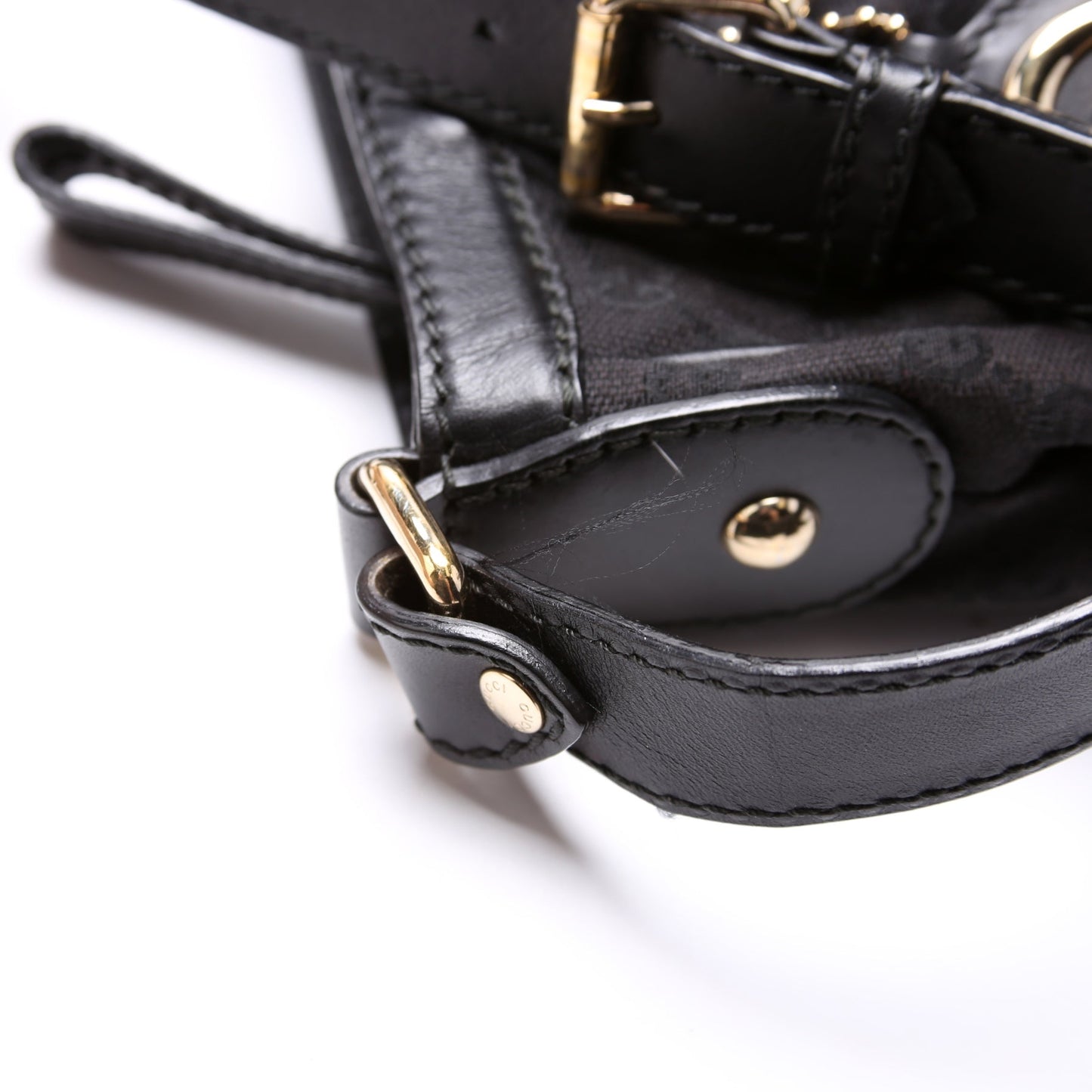 296834 GG Canvas Sukey Messenger Bag Black