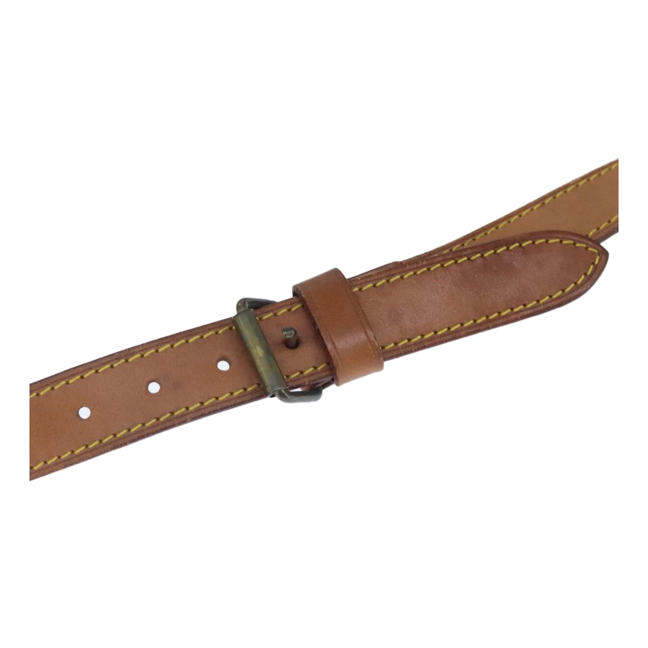 Louis Vuitton Shoulder Strap Beige Leather Bag Jewelry