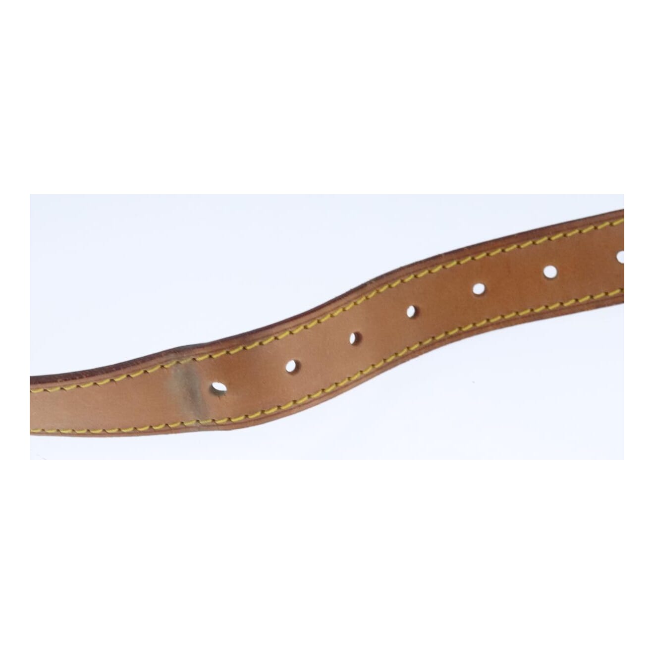 Louis Vuitton Shoulder Strap Beige Leather Bag Jewelry