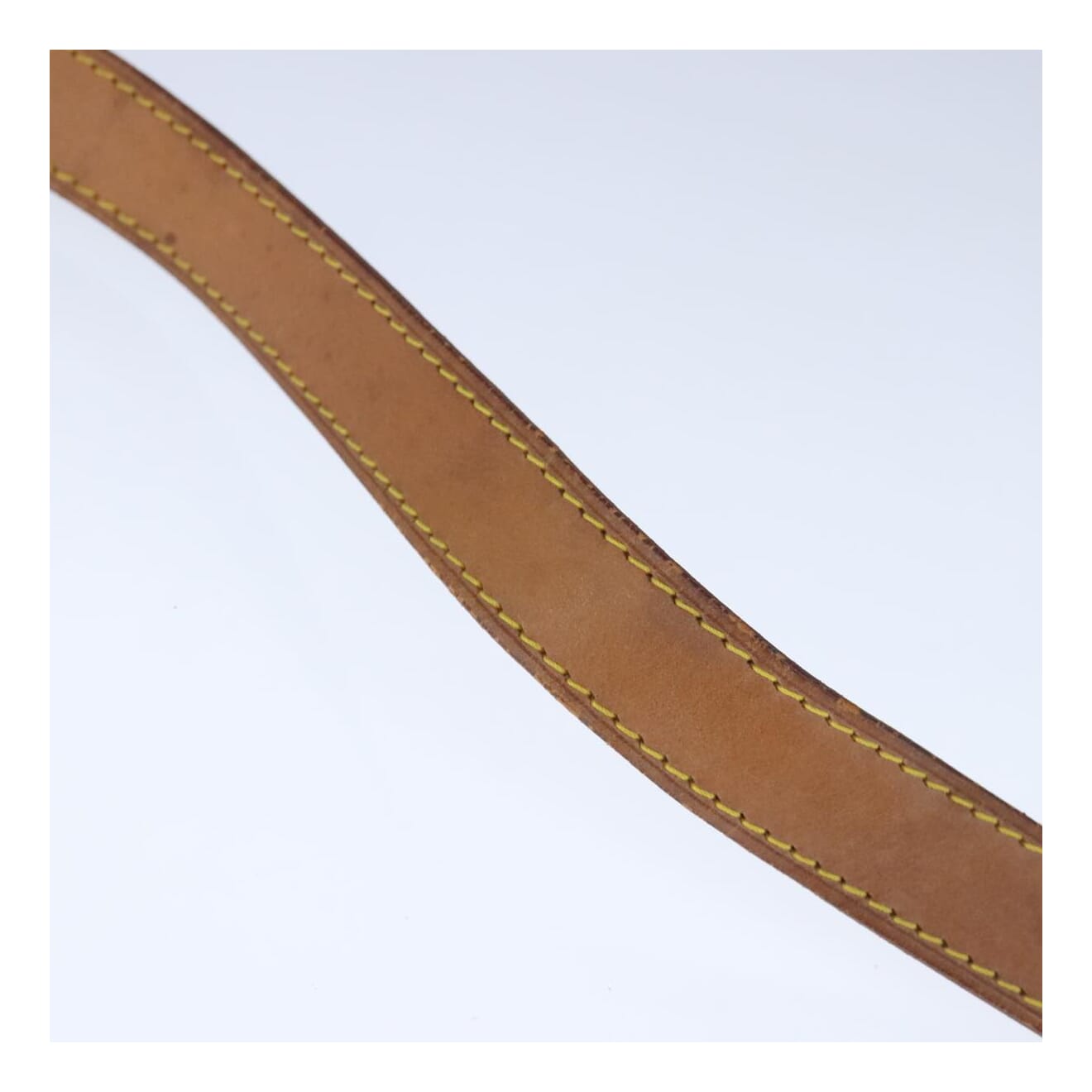 Louis Vuitton Shoulder Strap Beige Leather Bag Jewelry