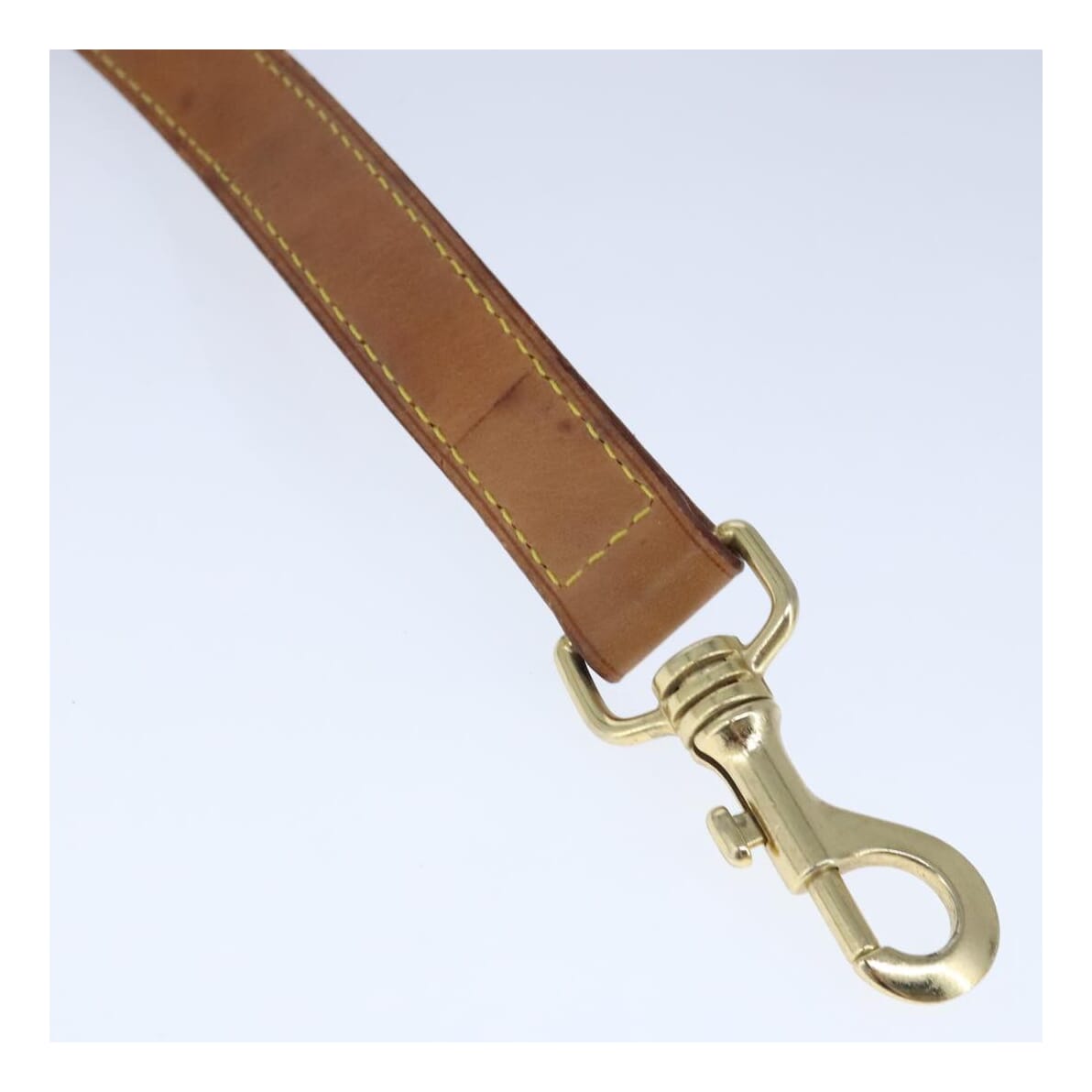 Louis Vuitton Shoulder Strap Beige Leather Bag Jewelry