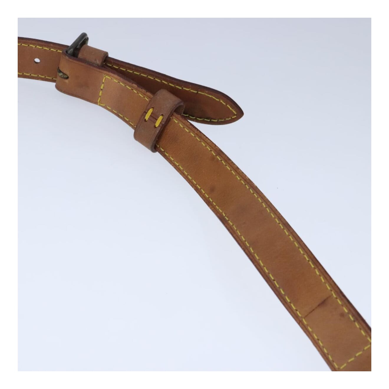 Louis Vuitton Shoulder Strap Beige Leather Bag Jewelry