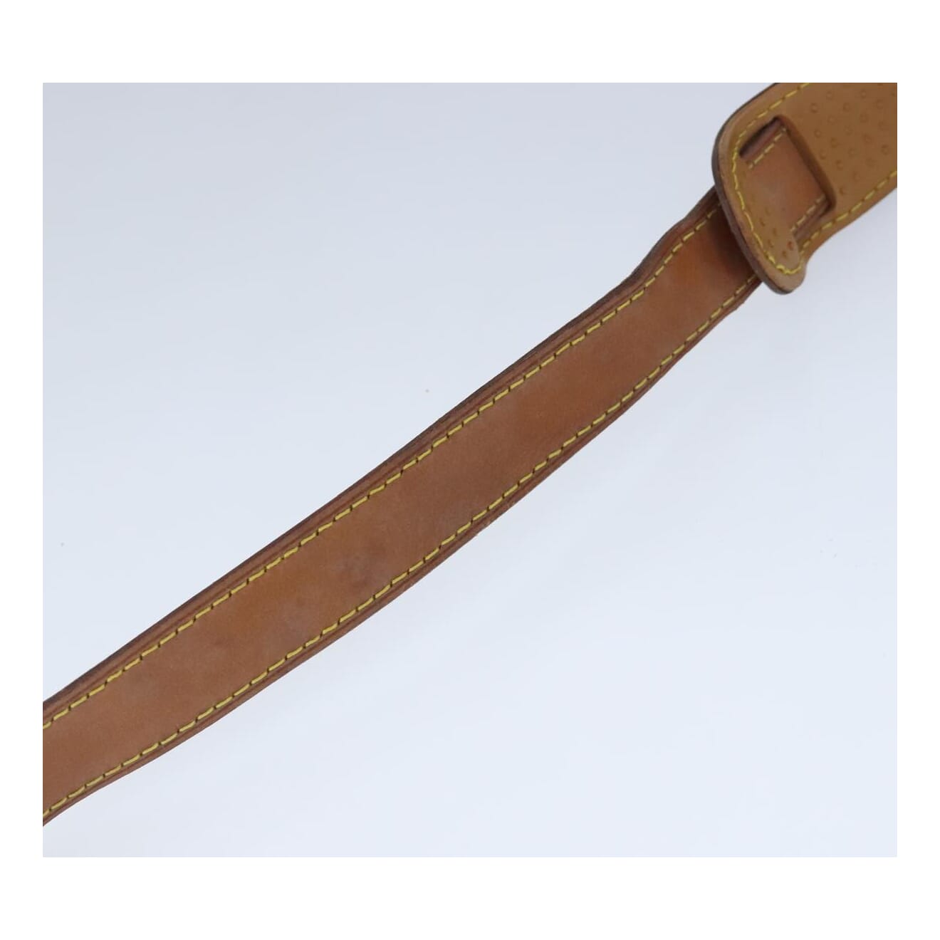 Louis Vuitton Shoulder Strap Beige Leather Bag Jewelry