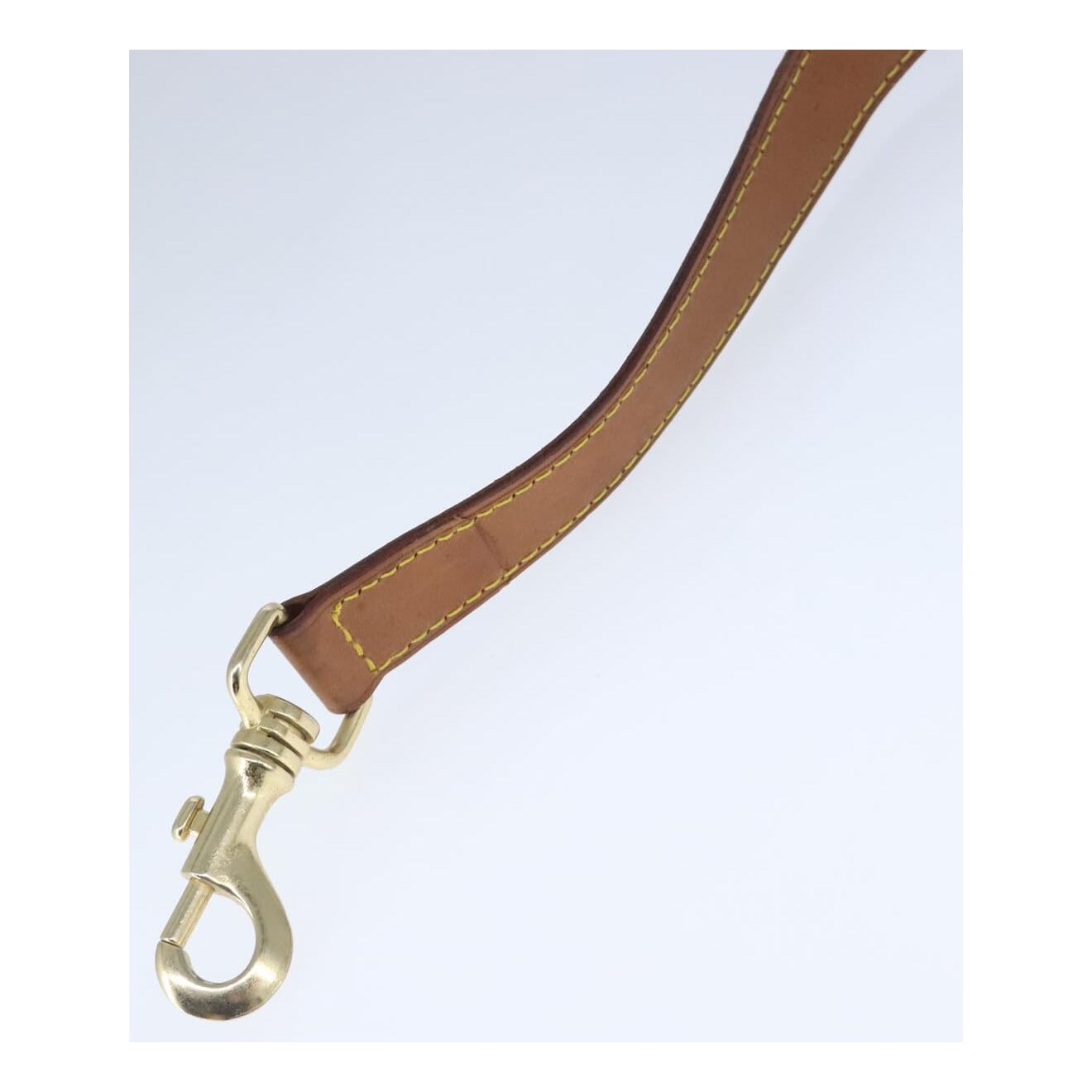 Louis Vuitton Shoulder Strap Beige Leather Bag Jewelry