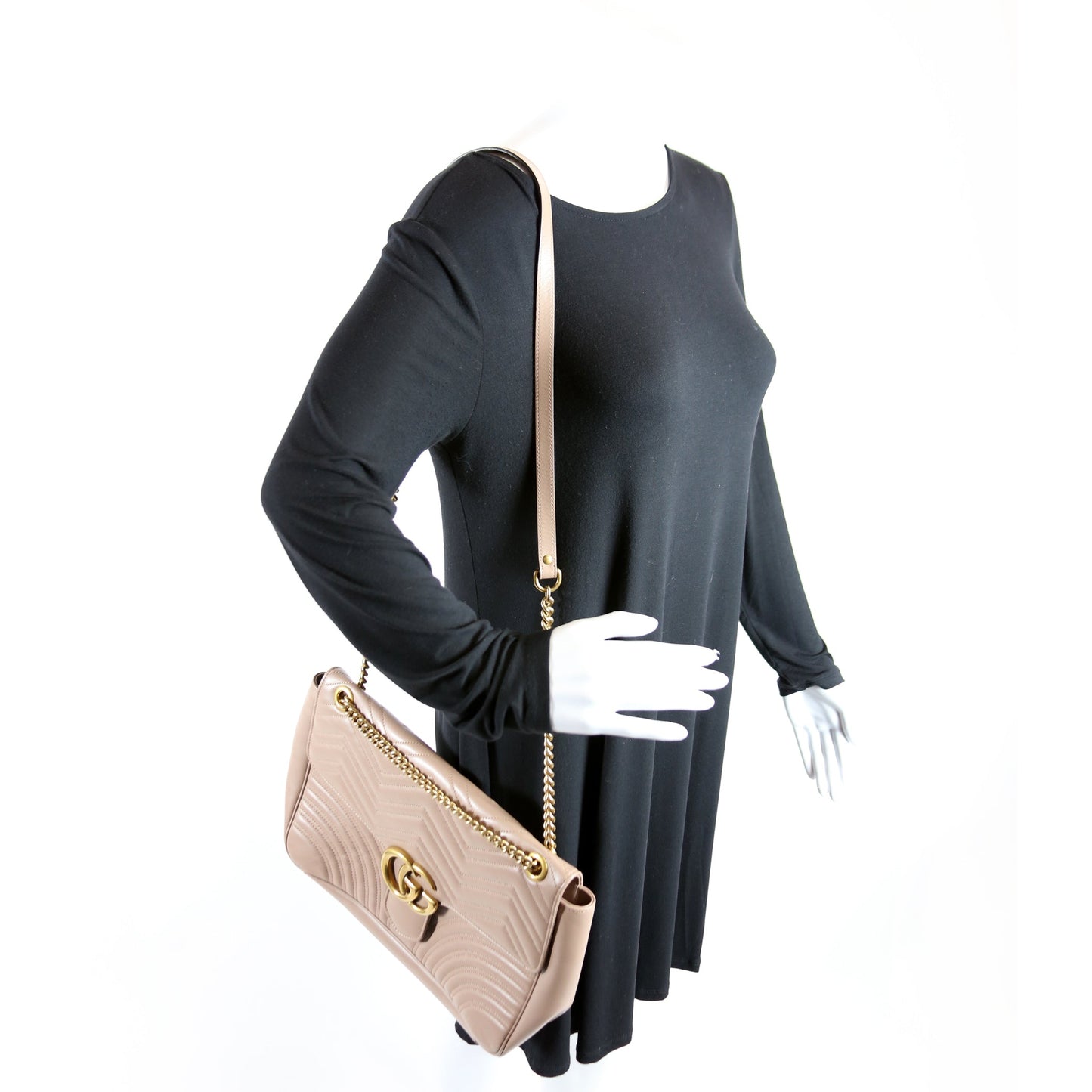 498090 Marmont Large Tan