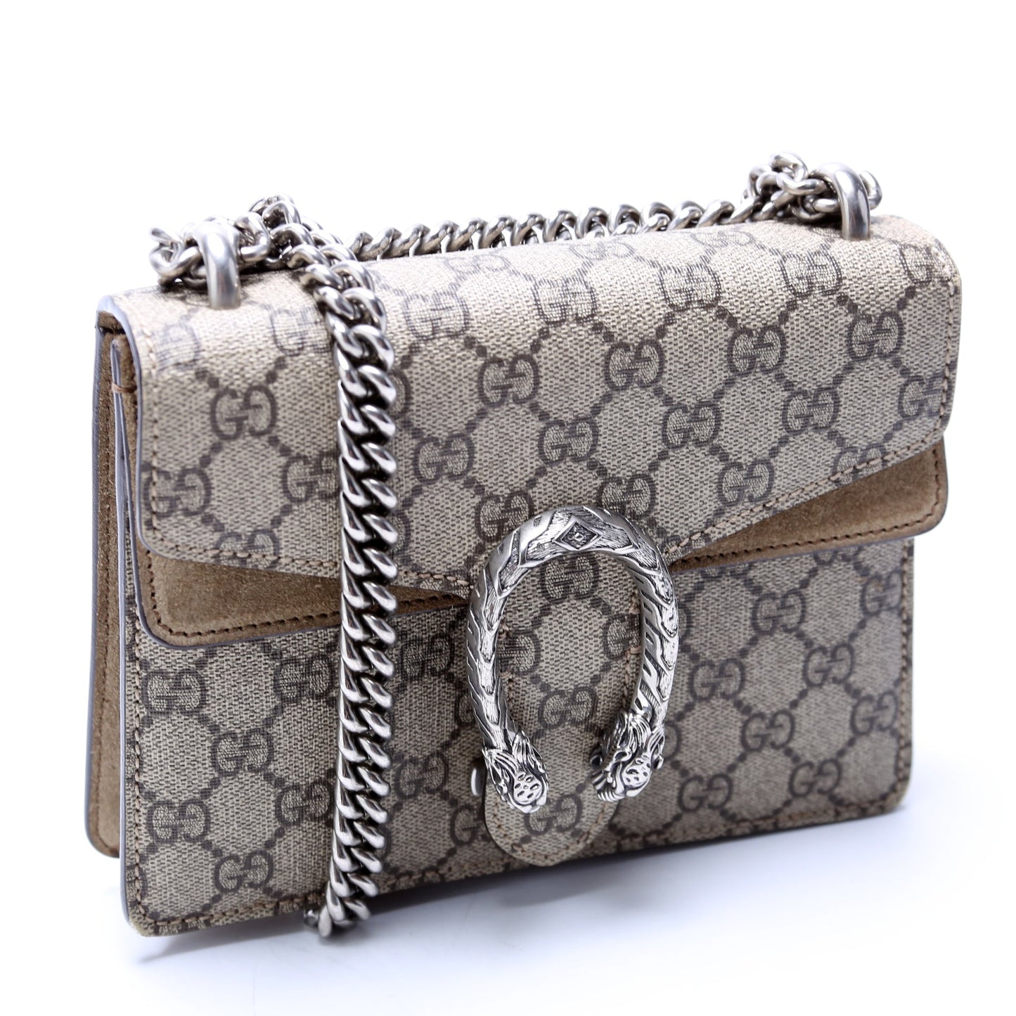 421970 Dionysus GG Shoulder Mini Tan