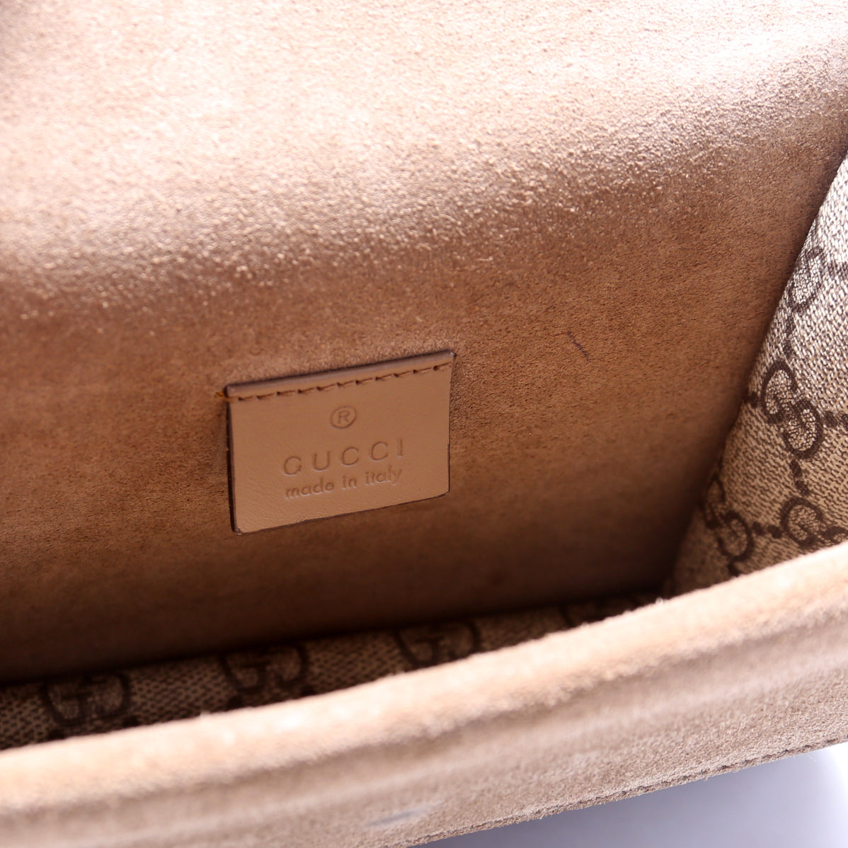 421970 Dionysus GG Shoulder Mini Tan