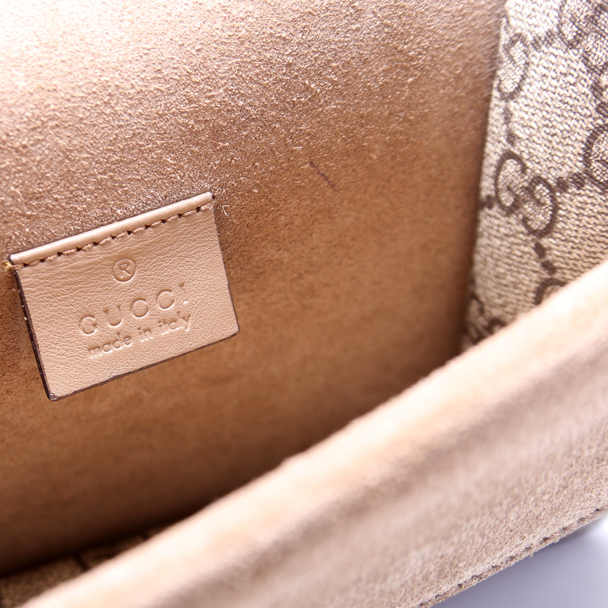 421970 Dionysus GG Shoulder Mini Tan