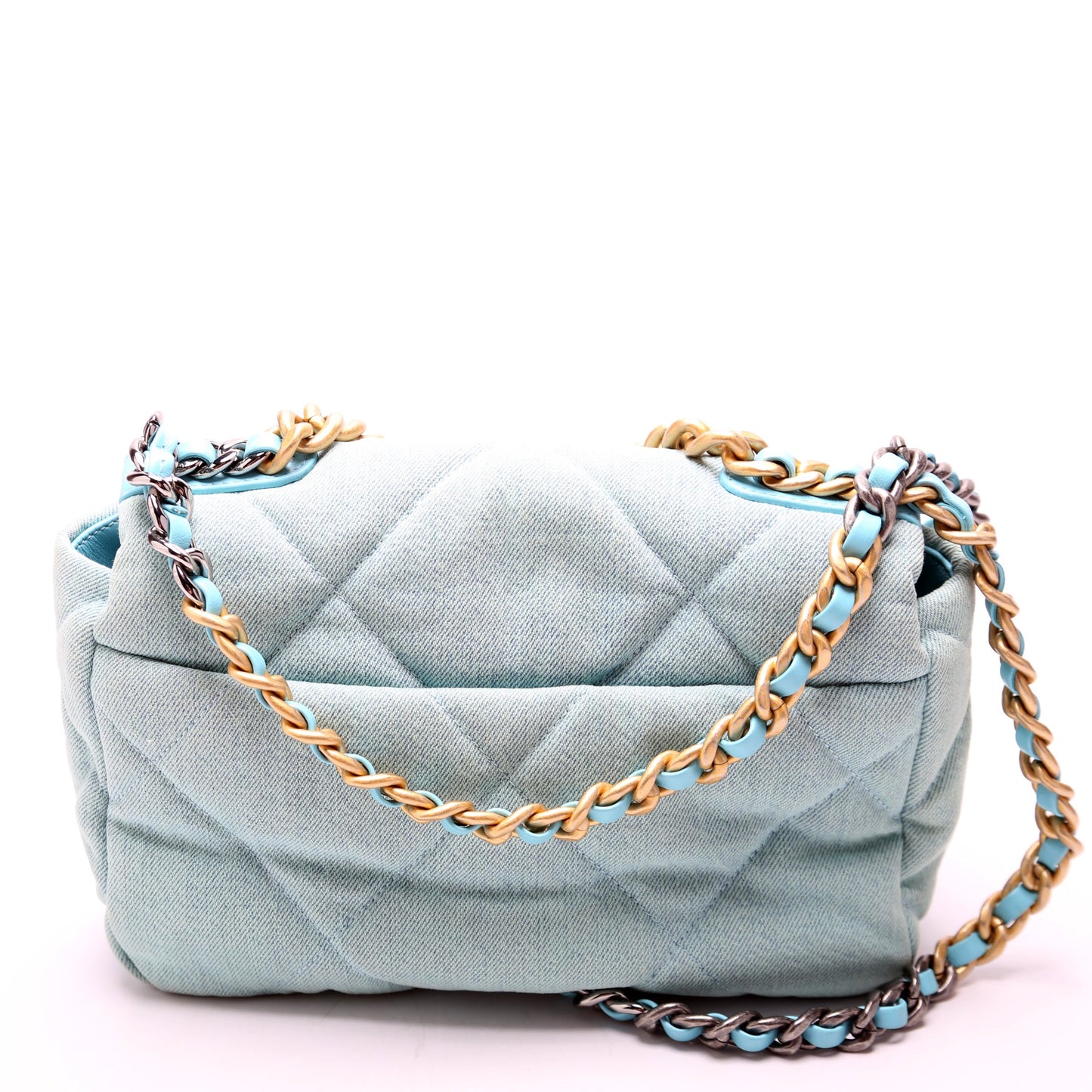 Chanel 19 Medium Denim 31M Blue