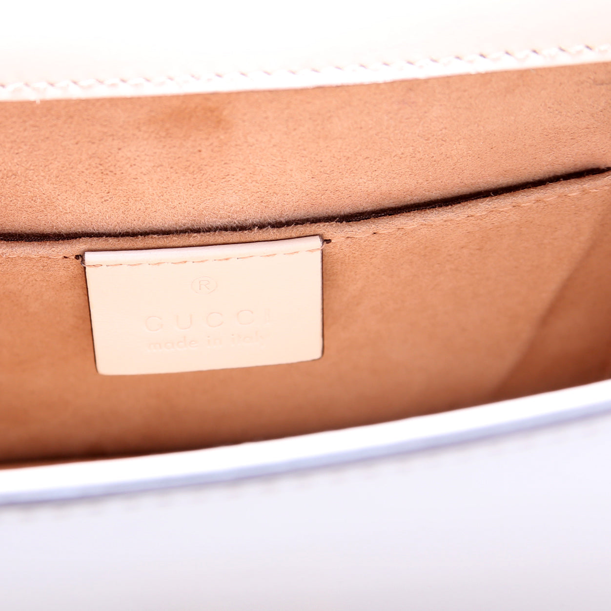 431666 Sylvie Mini Shoulder Bag Leather Cream