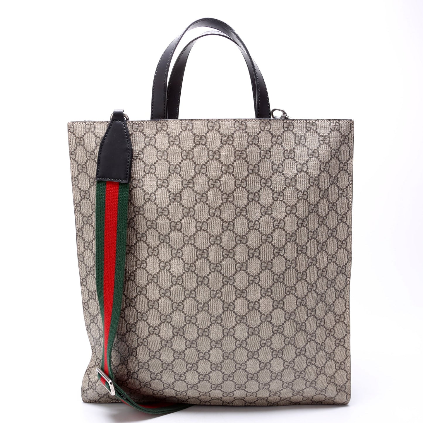 456217 GG Supreme Web Vertical Tote
