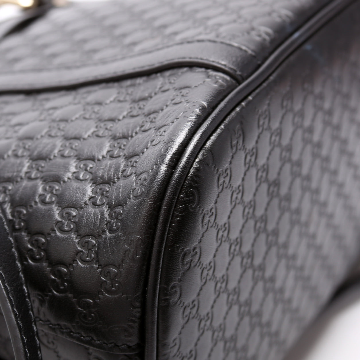 449654 Mini Dome Guccissima Black