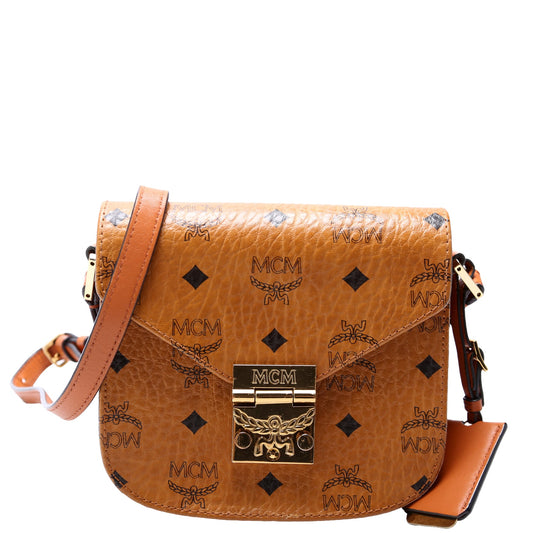 Patricia Visetos Mini Crossbody Brown