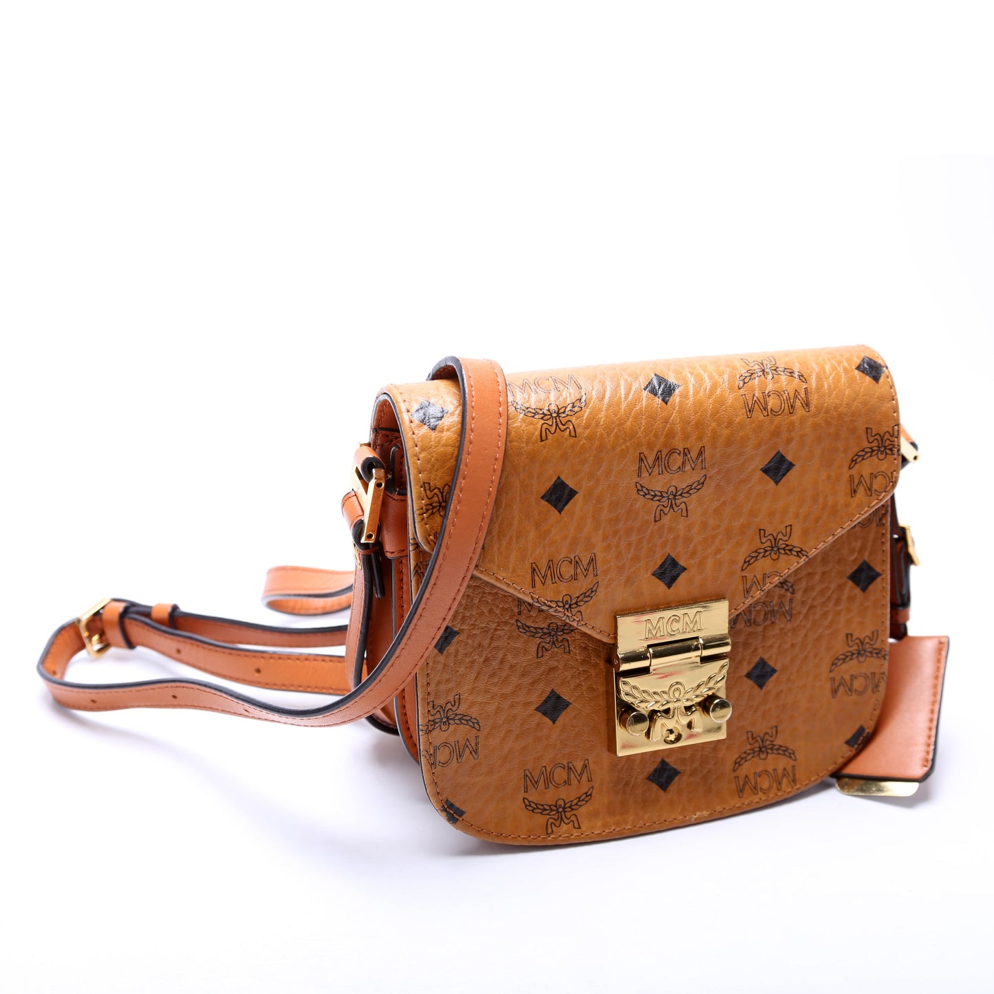 Patricia Visetos Mini Crossbody Brown