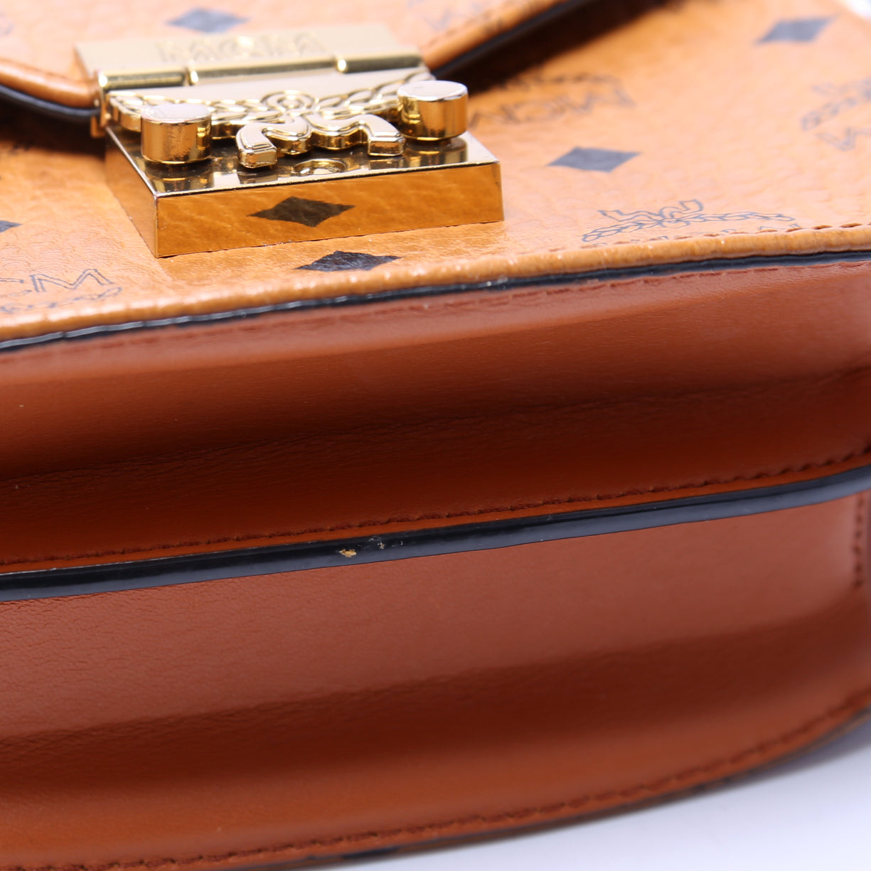 Patricia Visetos Mini Crossbody Brown