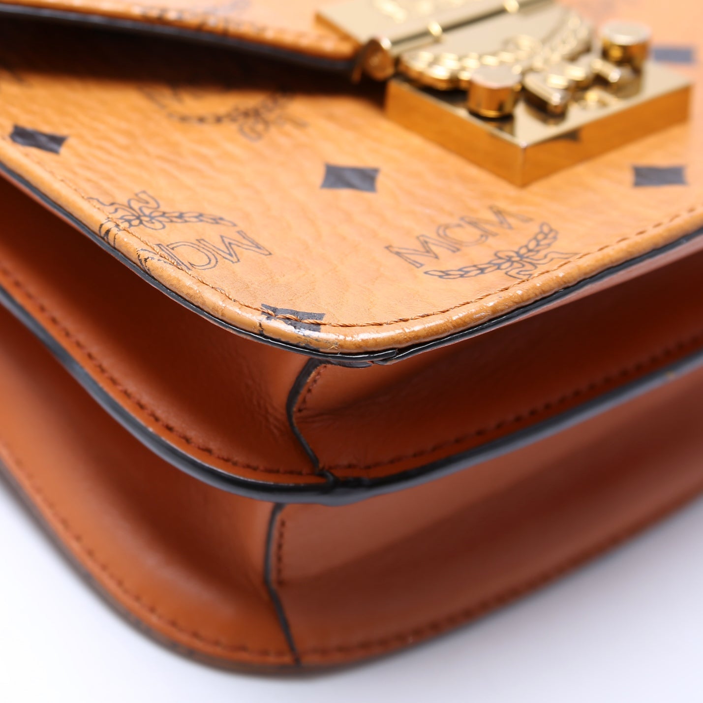 Patricia Visetos Mini Crossbody Brown