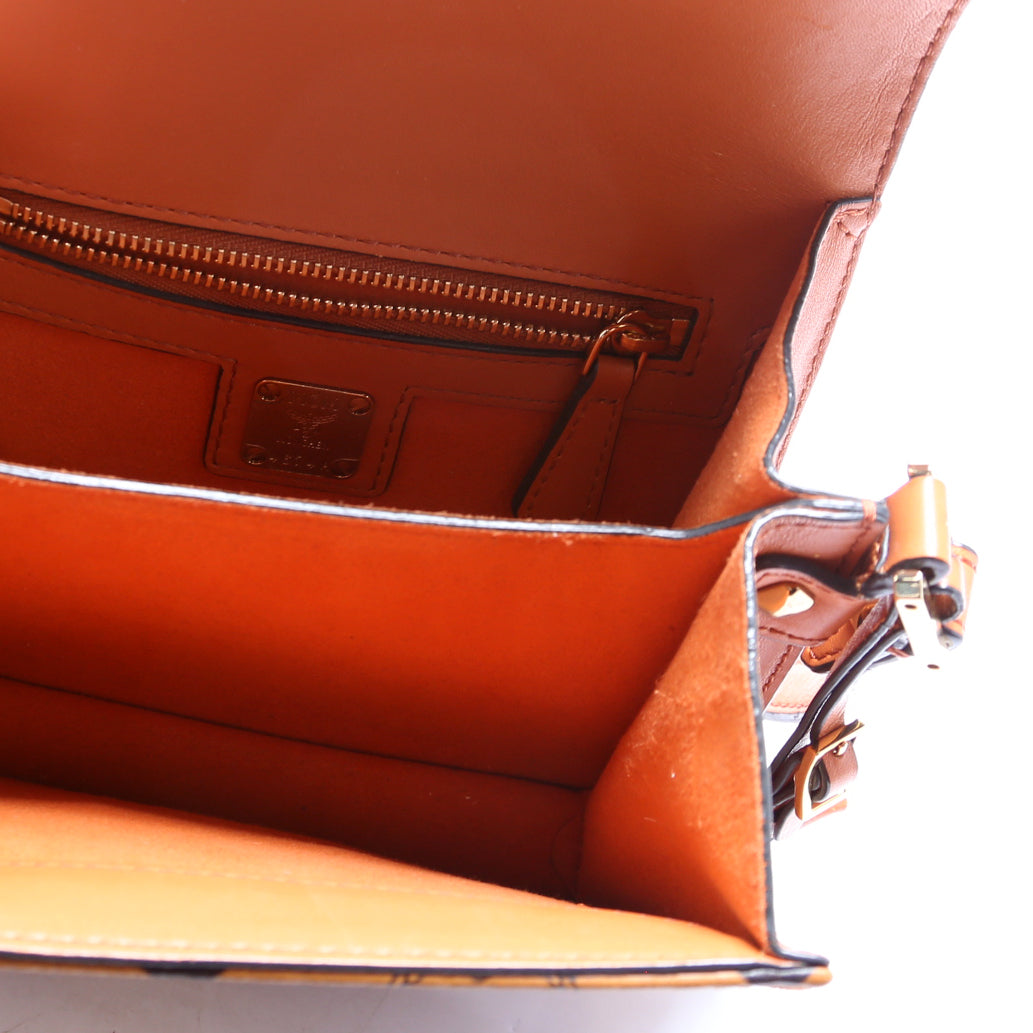 Patricia Visetos Mini Crossbody Brown