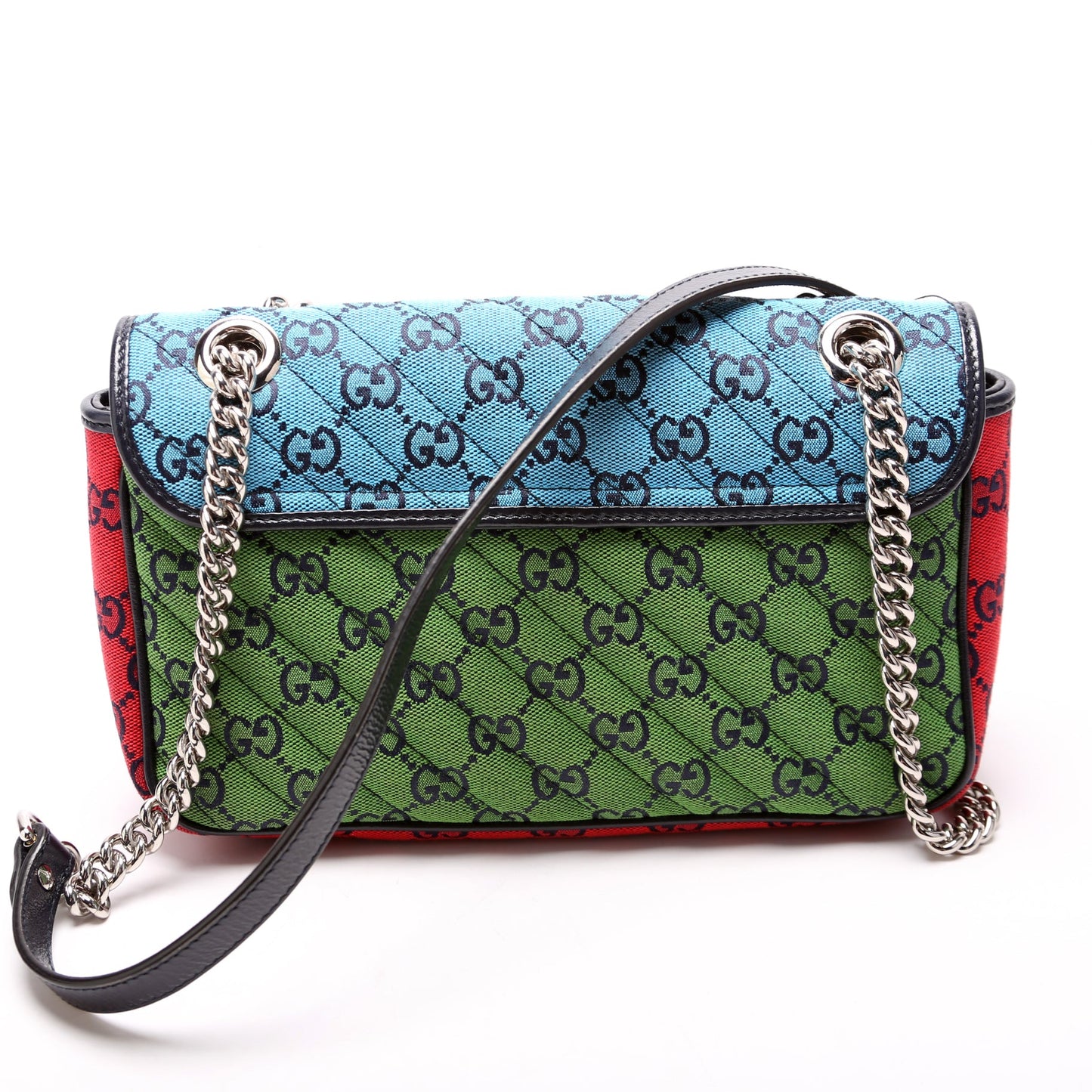 443497 Marmont GG Shoulder Small Flap Multicolor